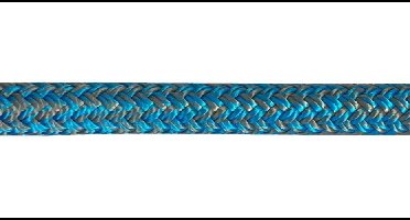 U-Rope Match HMPE lijn blauw (per meter), 6 mm Ø