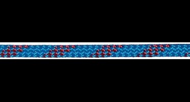 Seilflechter Super 32 Novoleen trimlijn blauw/rood (per meter), 6 mmØ