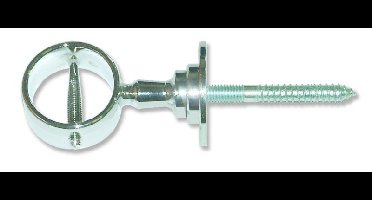 Seilflechter Touw Leuninghouder 35 mm voor handrailing/trapleuning touw messing (twee schroefgaten)