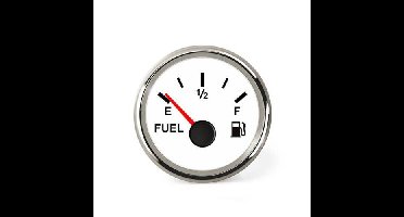 Hollex Brandstofmeter 12/24 Volt 0-190 Ohm wit