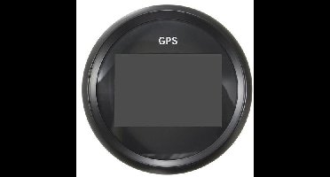 Hollex GPS Snelheidsmeter digitaal 12/24 Volt zwart