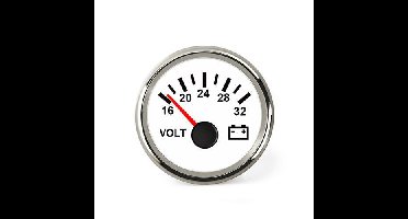 Hollex Voltmeter 24 Volt wit