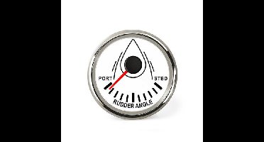 Hollex Roerstandmeter Type 1ø52 mm inbouw 12/24 Volt 0-190 Ohm wit (zonder tranducer)