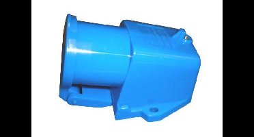 ASA CEE Male Opbouw walaansluiting 3P 16A 230 Volt blauw