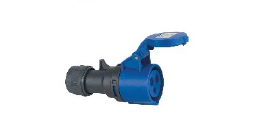 ASA CEE Female Stekker 3P 16A 230 Volt blauw