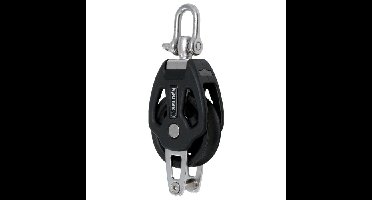 Seldén 407-001-02 PBB70 1-schijfs 70 mm blok met hondsvot