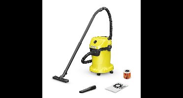 Karcher WD 3 V-19/6/20 voor droog, nat, fijn, grof zuigen