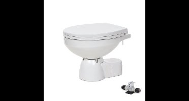 Jabsco Quiet Flush E2 Compact 24 Volt Elektrisch Toilet met Magneetklep