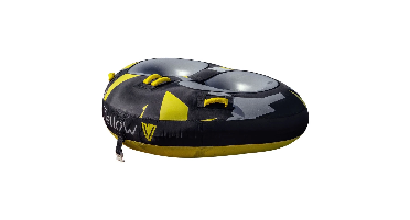 Vetus YellowV Triangle Funtube 2-persoons - Zwart/Geel