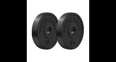 Voordeelbundel halterschijven kunststof 2 x 1,25 kg - 30/31 mm