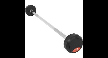Vaste Halterstang 15 kg Rubber