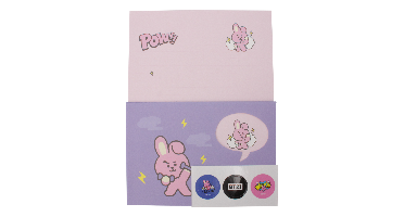 BT21 Briefpapier set B - COOKY