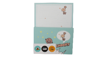 BT21 Briefpapier set B - SHOOKY