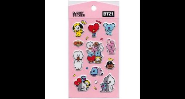 BT21 Glossy Sticker - Comic Pop