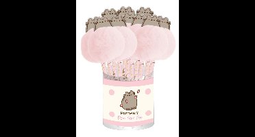 Pusheen balpen met pompom