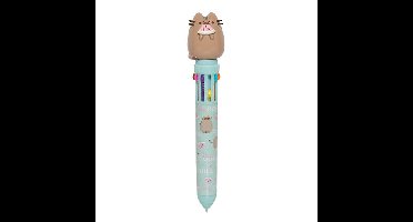 Pusheen regenboogpen met 3D figuurtje