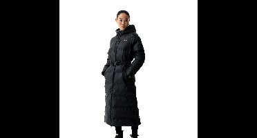 Hunter Jas Unisex - Hutchison PU Sonic Welded Long Puffer Jacket Zwart M