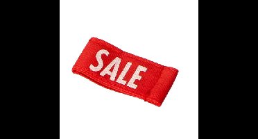 Label vaantje kleur rood SALE