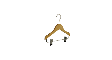 Kinderhanger vlak inkeping knijper 28cm