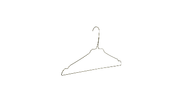 Draad/stomerijhanger 2,7mm met hals 40cm