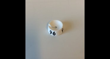 MB wit/zwart 96 voor op kledinghanger