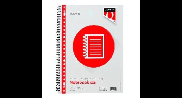 Collegeblok quantore a4 lijn 23-gaats 200p 70gr | 5 stuks