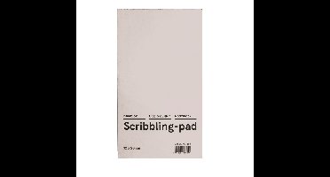 Kladblok Qbasic 12x20cm 150vel 45gr