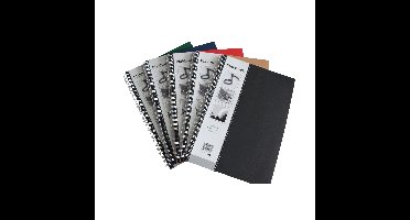 Plakboek papyrus 160x215mm 40 vel assorti | 10 stuks
