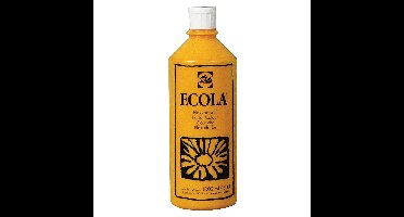 Talens Ecola plakkaatverf flacon van 1000 ml, geel
