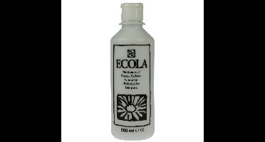 Talens Ecola plakkaatverf flacon van 500 ml, wit