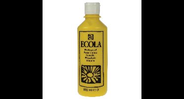 Talens Ecola plakkaatverf flacon van 500 ml, geel