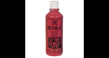 Talens Ecola plakkaatverf flacon van 500 ml, karmijn