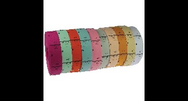 Ticketrollen geassorteerde kleuren