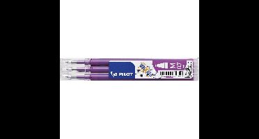 Rollerpenvulling pilot frixion bls-fr7 m paars | 12 stuks