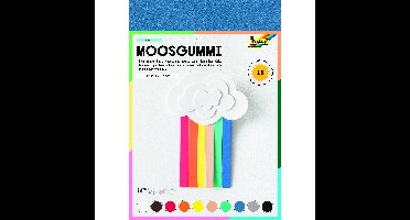 Foam folia 20x29cm basic 10 kleuren | 5 stuks