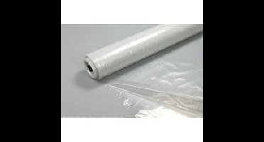 100mtr pol folie 100cm 0.05 transparant