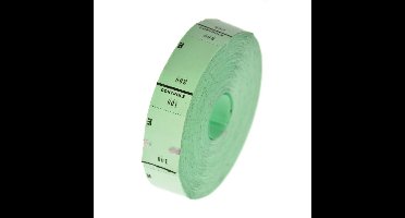 Ticketrol, 1000 tickets, groen