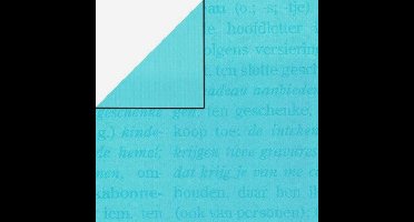 Cadeaupapier - Geschenkpapier - Blue fonts on clearblue ribbed 50 cm