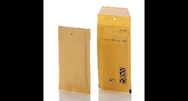 Bong AirPro luchtkussenenveloppen, ft 100 x 165 mm, met stripsluiting, doos van 200 stuks, bruin