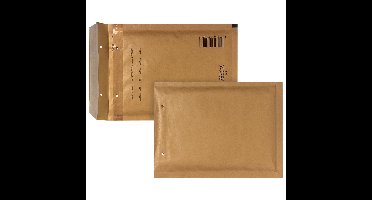 Bong AirPro luchtkussenenveloppen, ft 150 x 215 mm, met stripsluiting, doos van 100 stuks, bruin