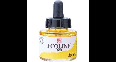 Talens Ecoline waterverf flacon van 30 ml, citroengeel