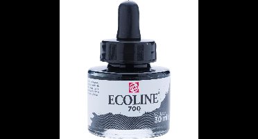 Talens Ecoline waterverf flacon van 30 ml, zwart