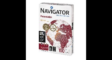 Kopieerpapier navigator presentation a3 100gr wit | 4 stuks
