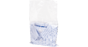 Zak | Vlakke zak | LDPE | 32x50cm | transparant | 500 stuks