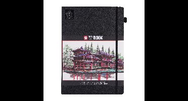 Schetsboek sakura 80 witte vellen 210x297mm zwart | 5 stuks