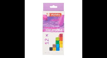Softpastel talens art creation set 12 kleuren