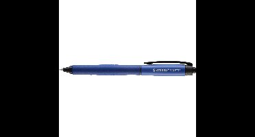 STABILO PALETTE, rollerball met drukmechanisme, blauw, lijnbreedte F (0.4 mm), 10 stuks, blauw schrijvend