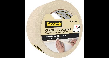 Afplaktape scotch classic 48mmx50m beige | 12 stuks