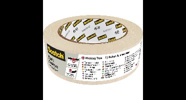 Afplaktape scotch basic 36mmx50m beige