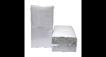 Servetten blanco 1/4vouw 1-laags 4500 stuks